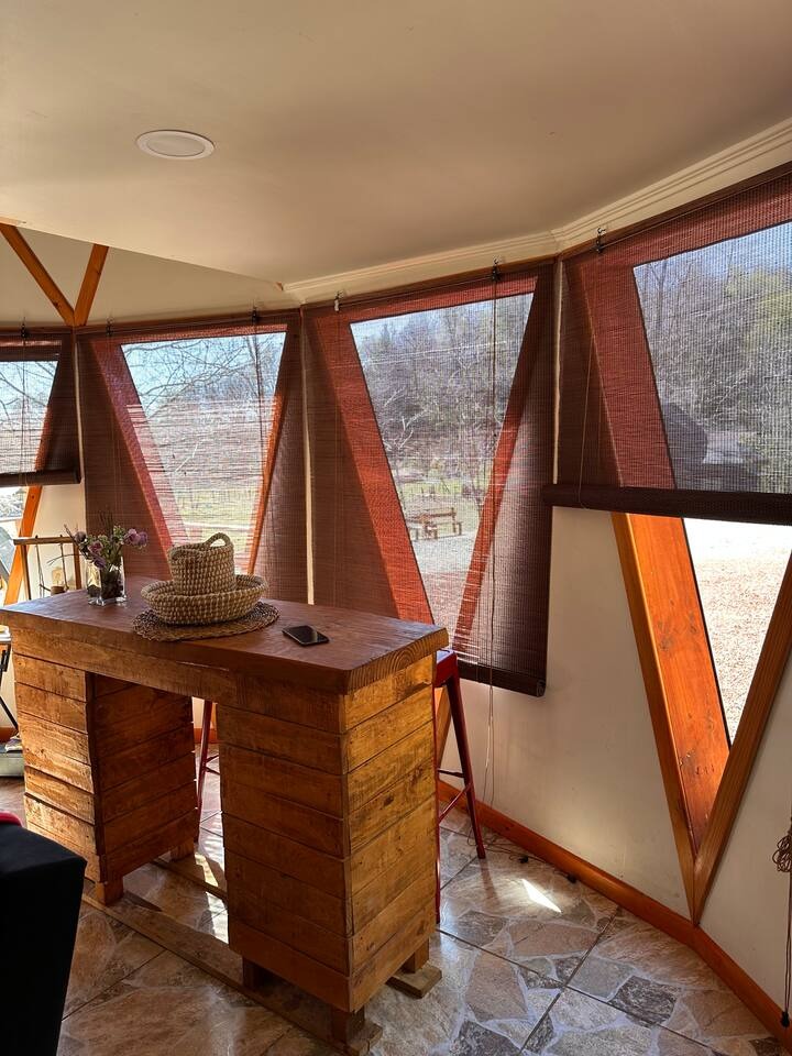 Ventanas Geodésicas e Interior